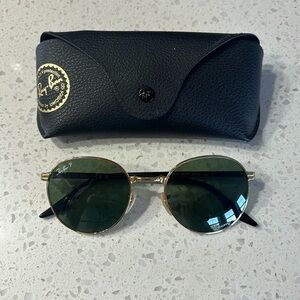 Rayban round polarized glasses